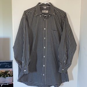Luciano Barbera Italian Check Casual Shirt Large